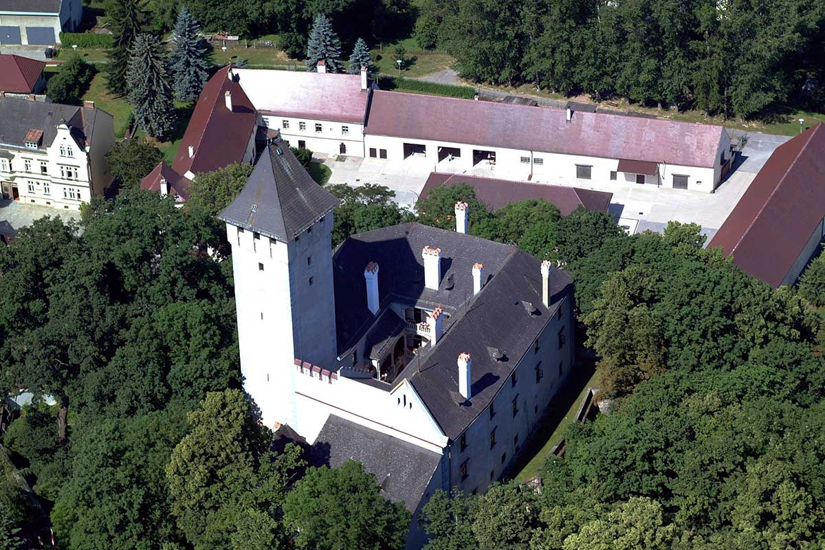 Luftaufnahme Schloss Allentsteig